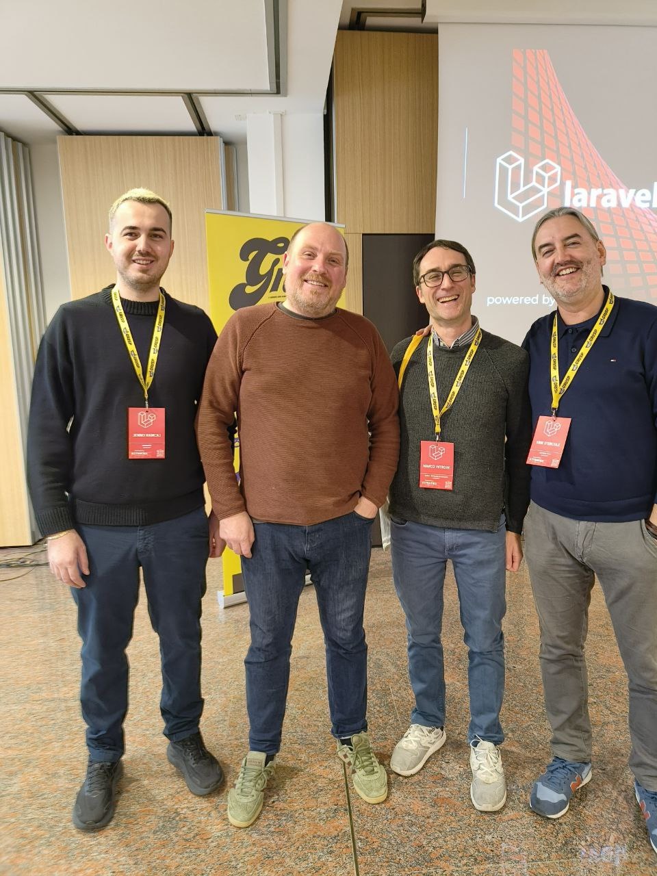 Jenno, Freek, Marco, Erik